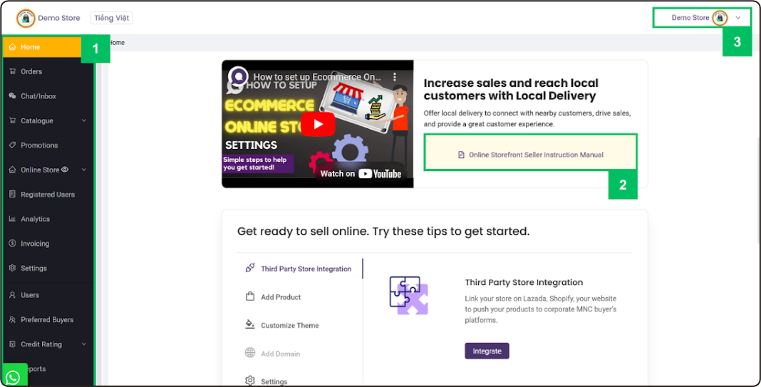 Buyer Connect Platform Dashboard
